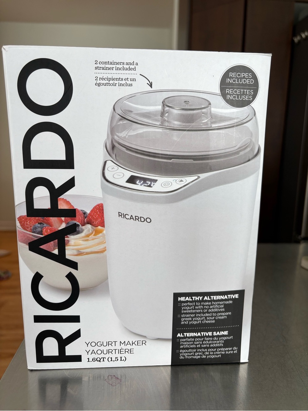 White Yogurt Maker - Electric Countertop Yogurt Machine